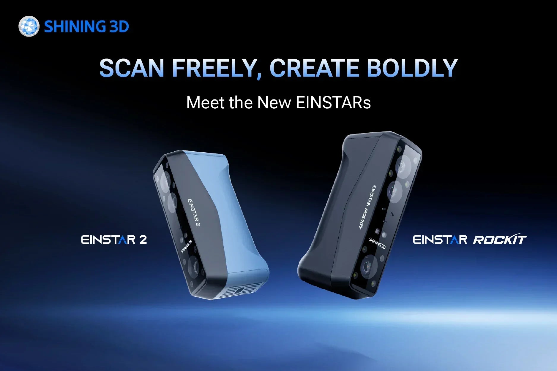 【開封のみ未使用】SHINING 3D Einstar SHINING 3D Releases EINSTAR 2: The New Shining Scanner That Breaks Fre