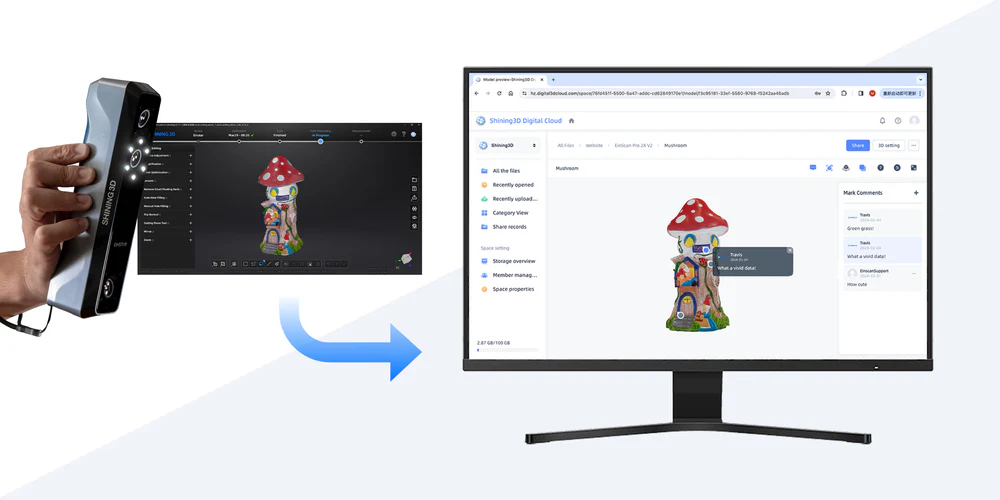 Trusted 3D Scanning for Prosumer Users with EINSTAR