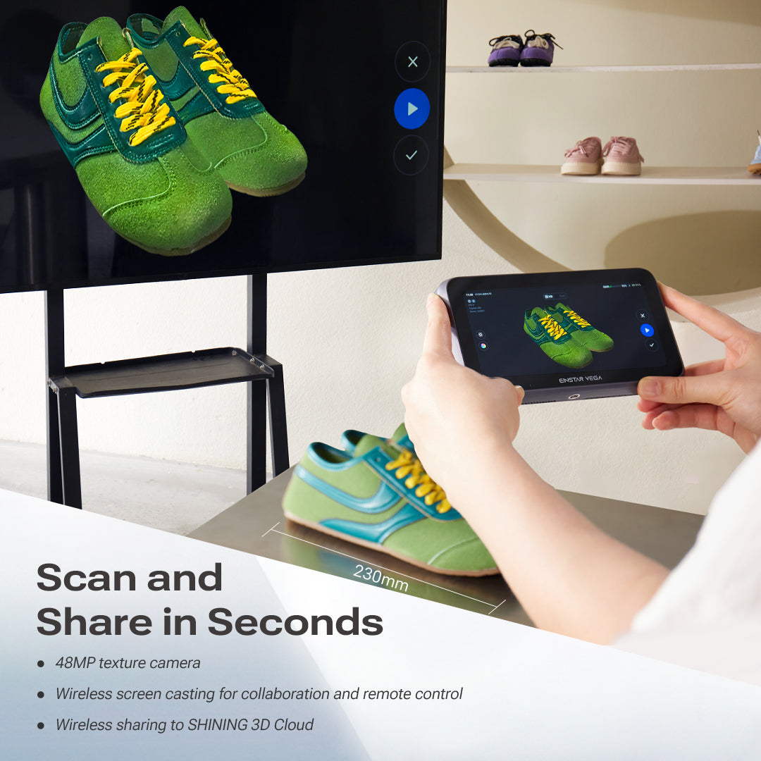 EINSTAR VEGA-Wireless All-In-One 3D Scanner - einstar