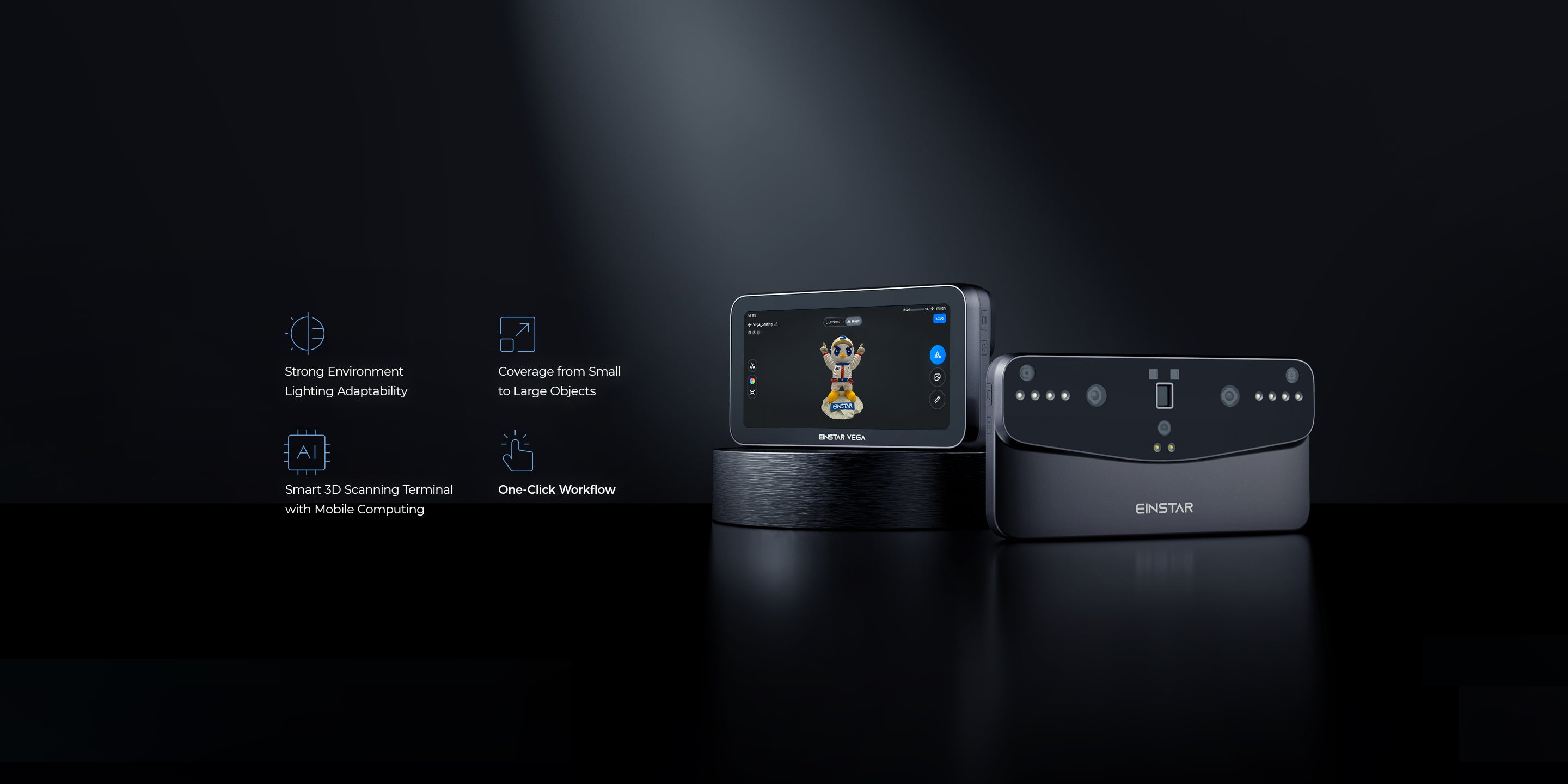 EINSTAR VEGA Wireless All-In-One 3D Scanner