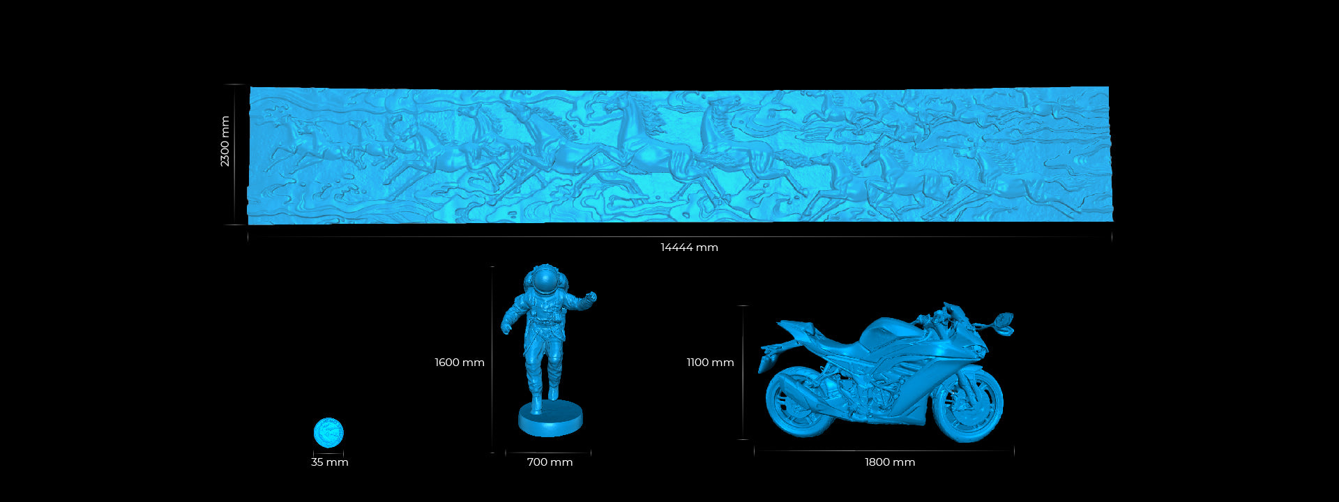 EINSTAR VEGA Wireless All-In-One 3D Scanner- Coverage from Small to Large Objects