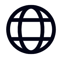 Global region icon with English language and USD currency option for EINSTAR and VEGA 3D scanners.
