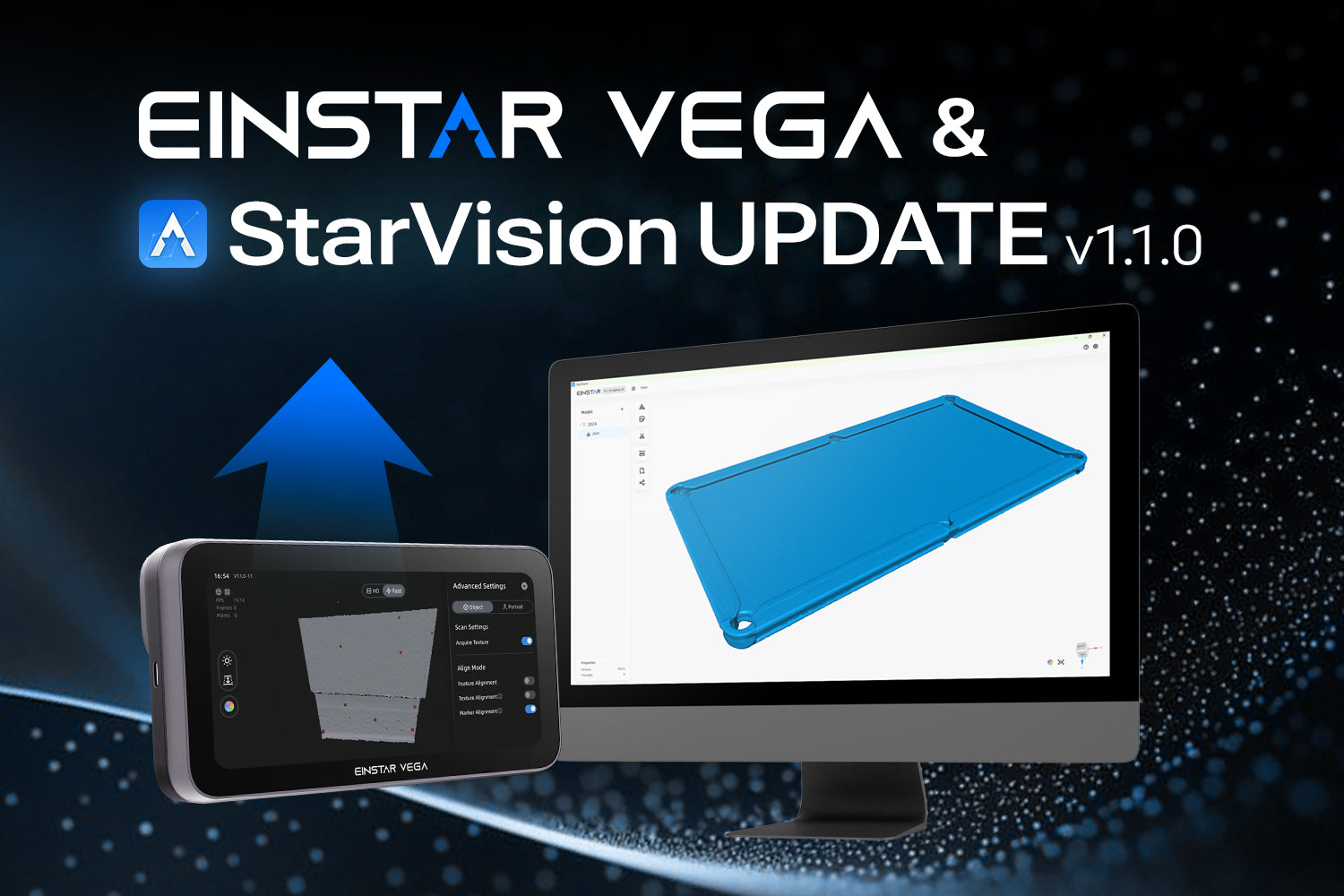 EINSTAR Unveils VEGA: A New Wireless All-in-One 3D Scanner