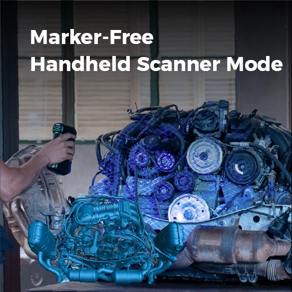 marker free handheld scanner mode