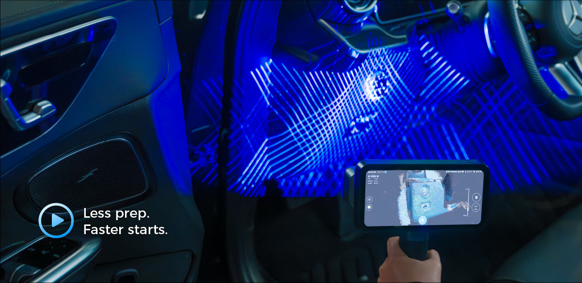 EinScan Rigil Lite Marker-free Laser Scanning