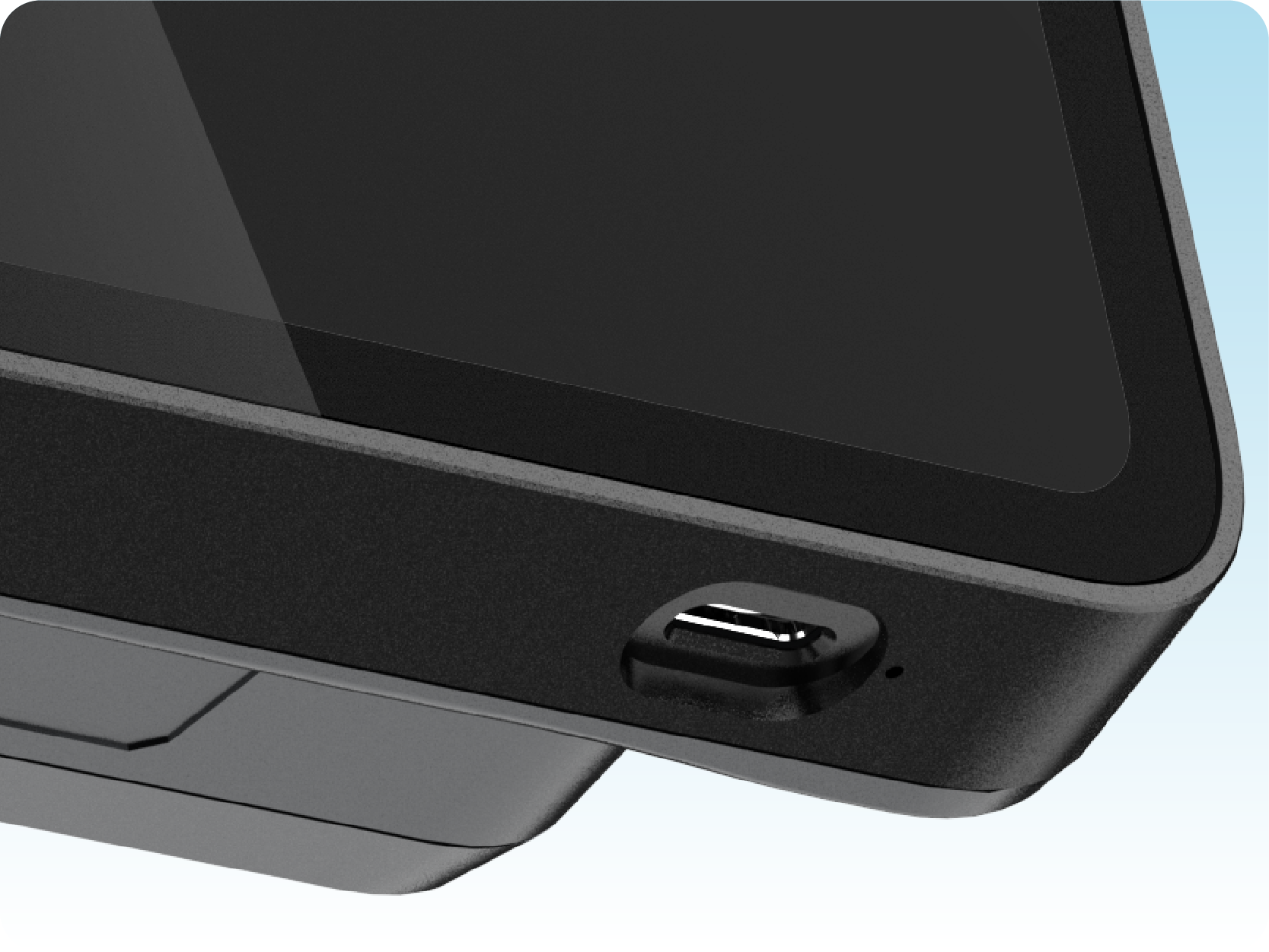 EinScan Rigil Lite high-capacity storage and USB port