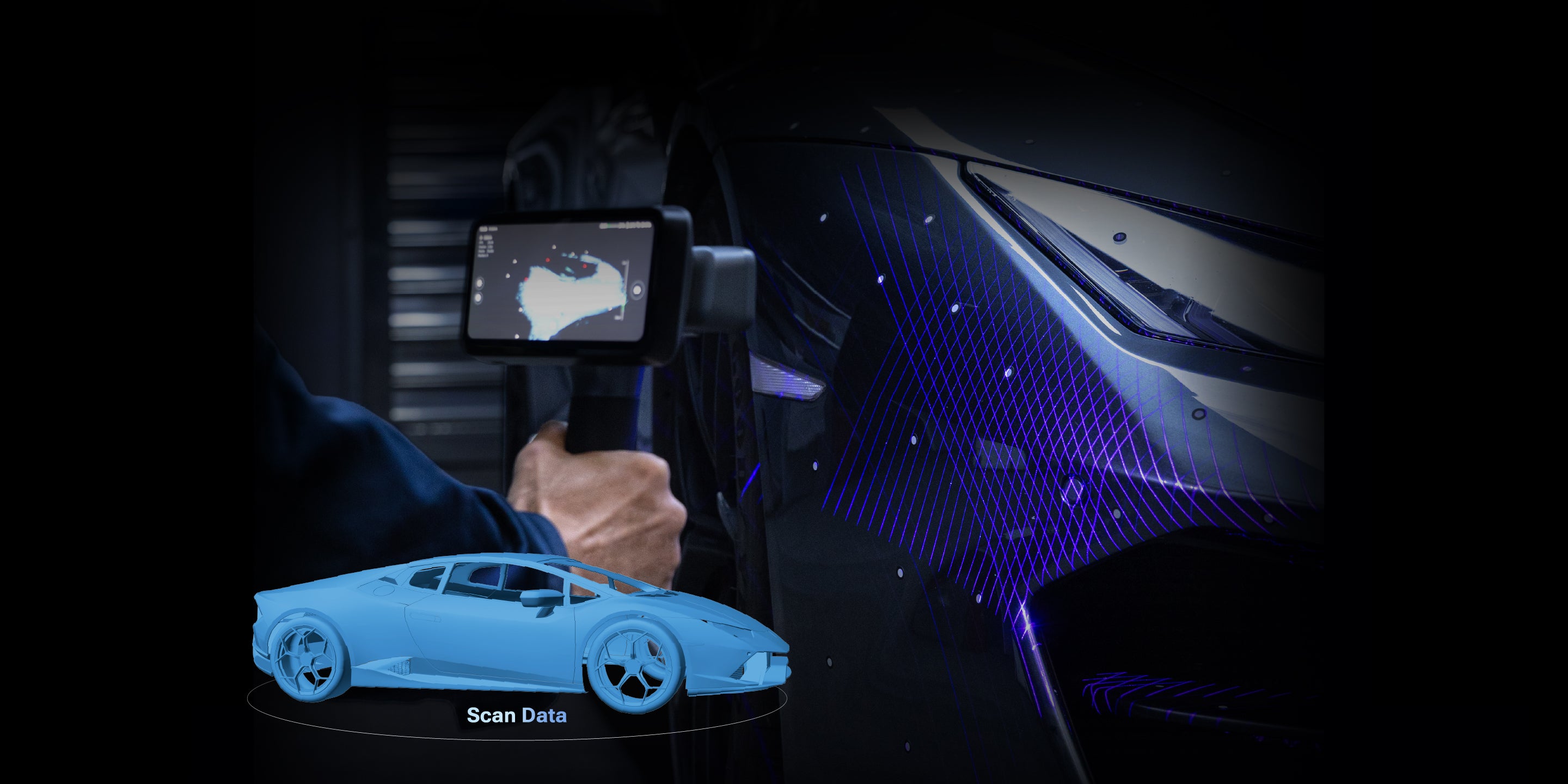 EinScan Rigil 3d scanner 0.04+0.06 mm/m Volumetric Accuracy