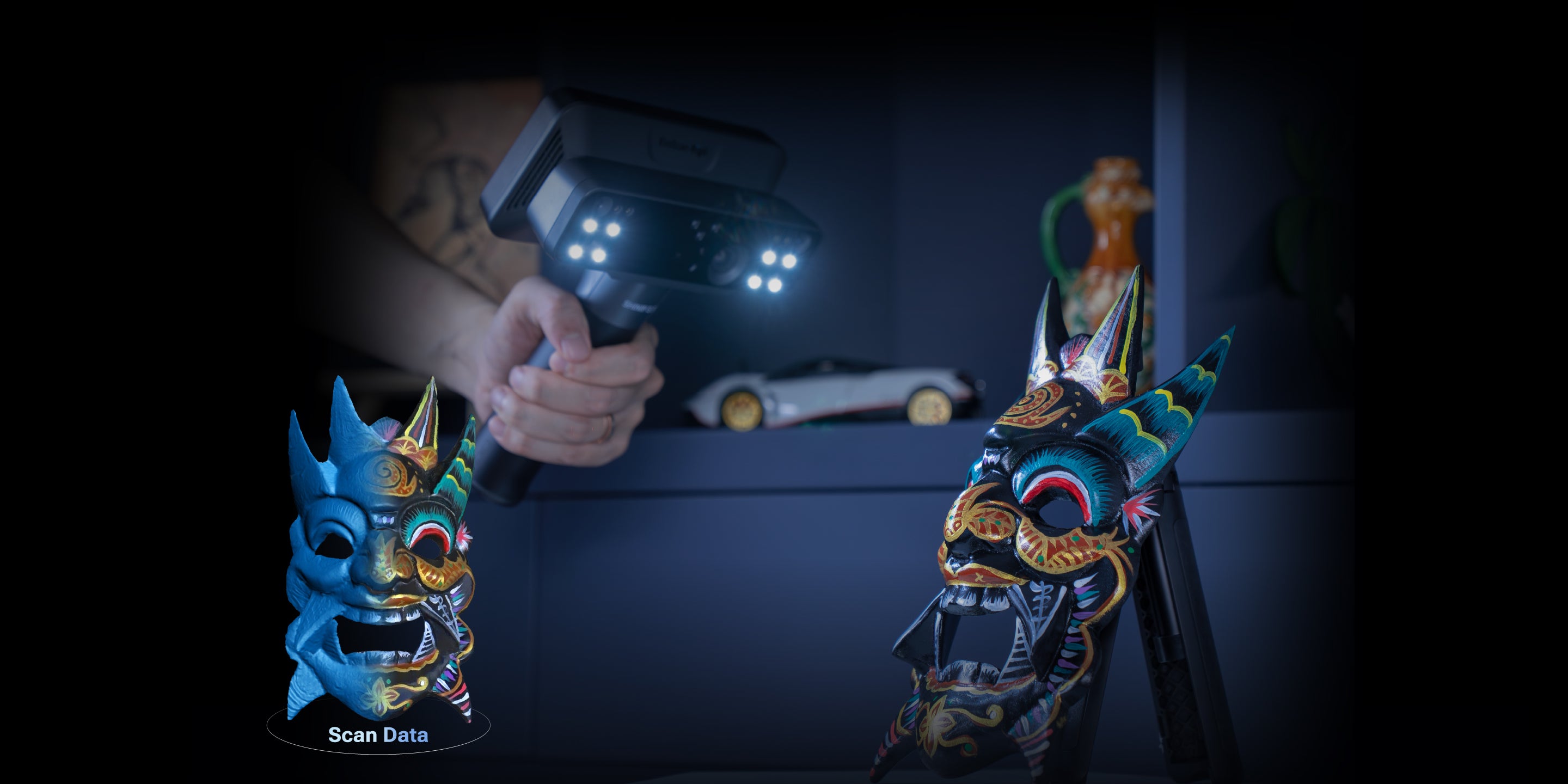 EinScan Rigil 3d scanner 5MP Full Color Texture Scanning