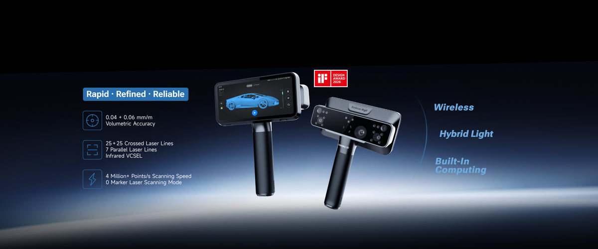 アインスター公式サイト | EinScan Rigil トライモード レーザー 3D スキャナー – EINSTAR
