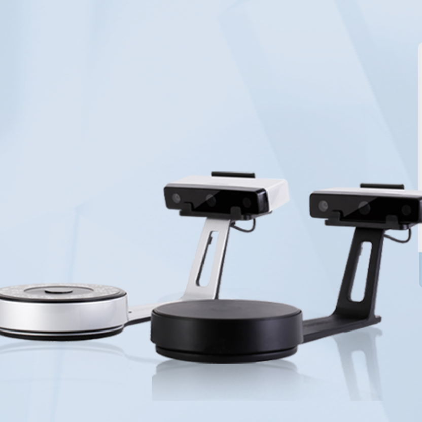 Einscan Pro 2X et 2X Plus scanner 3d: plateau tournant & trepied