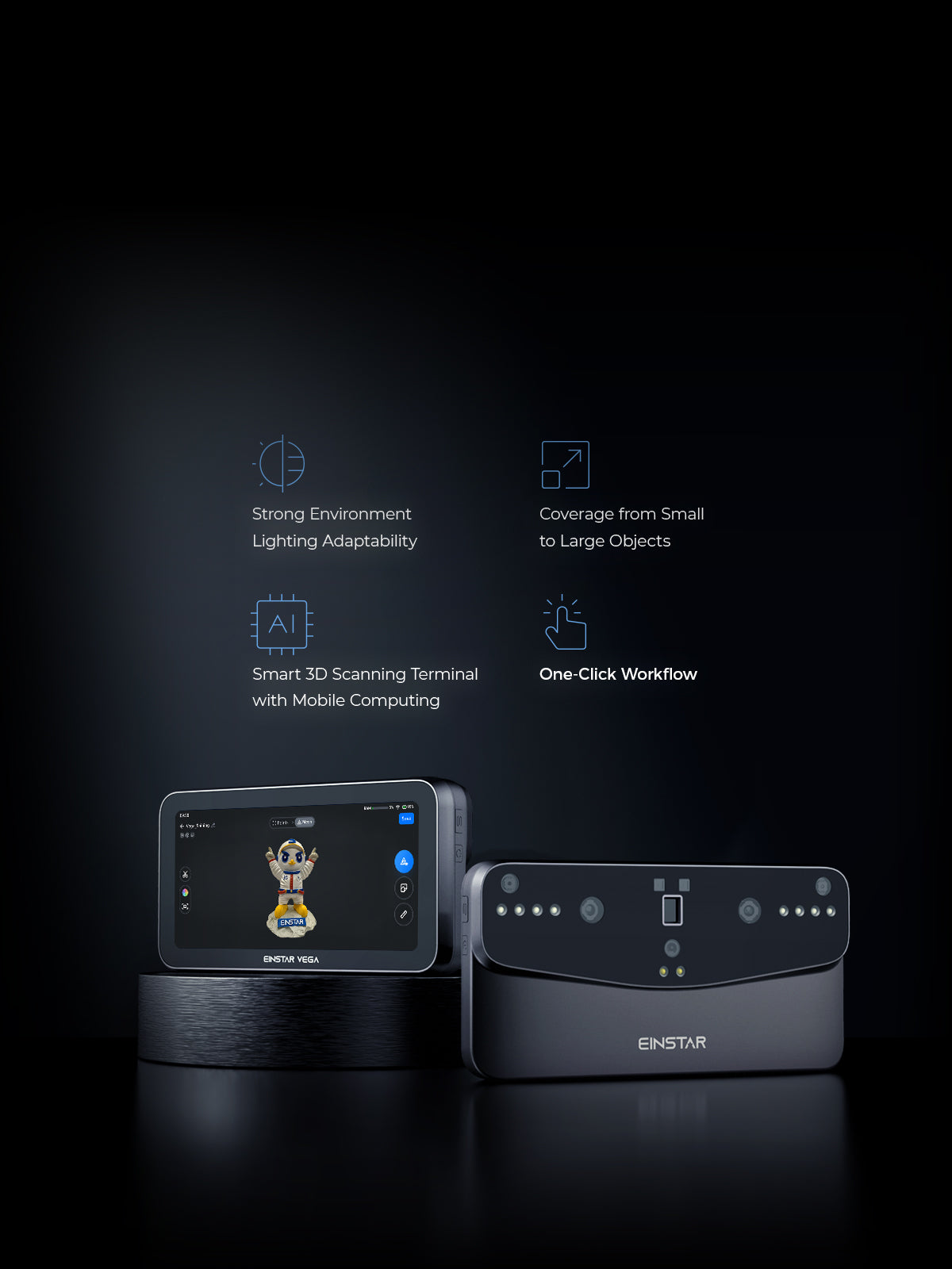 EINSTAR VEGA Wireless All-In-One 3D Scanner