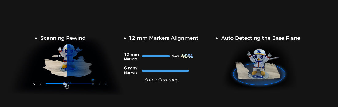 EINSTAR VEGA Wireless All-In-One 3D Scanner Pro-level Features Accelerate Work Efficiency
