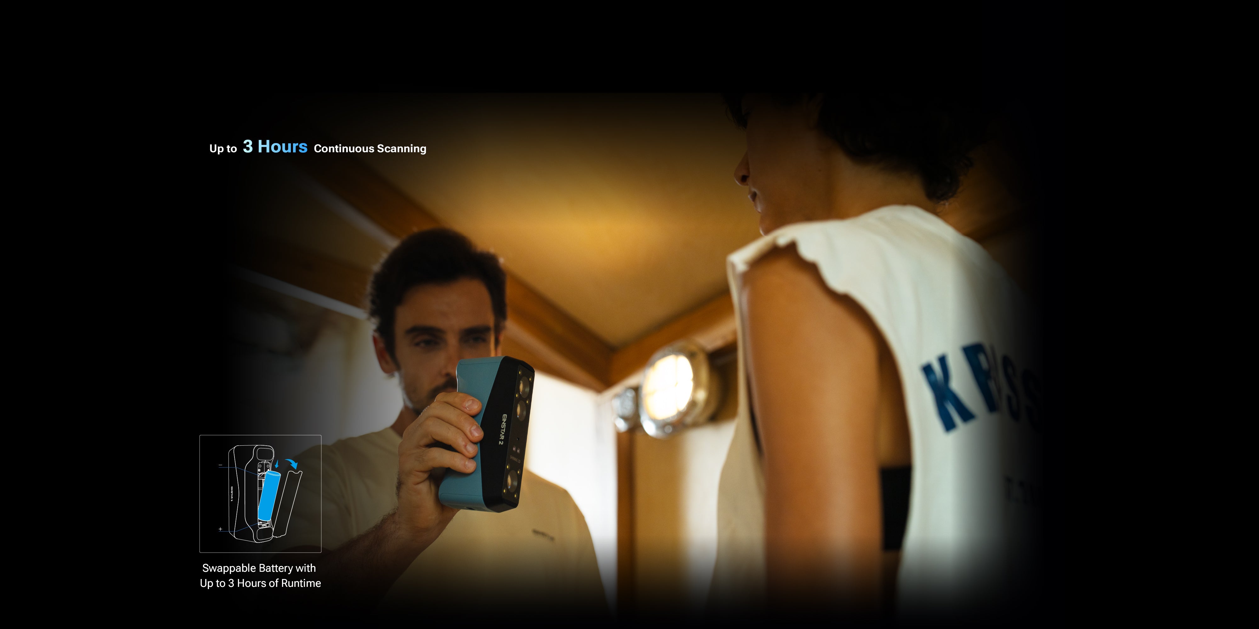 EINSTAR 2 Up to 3 Hours Continuous Scanning