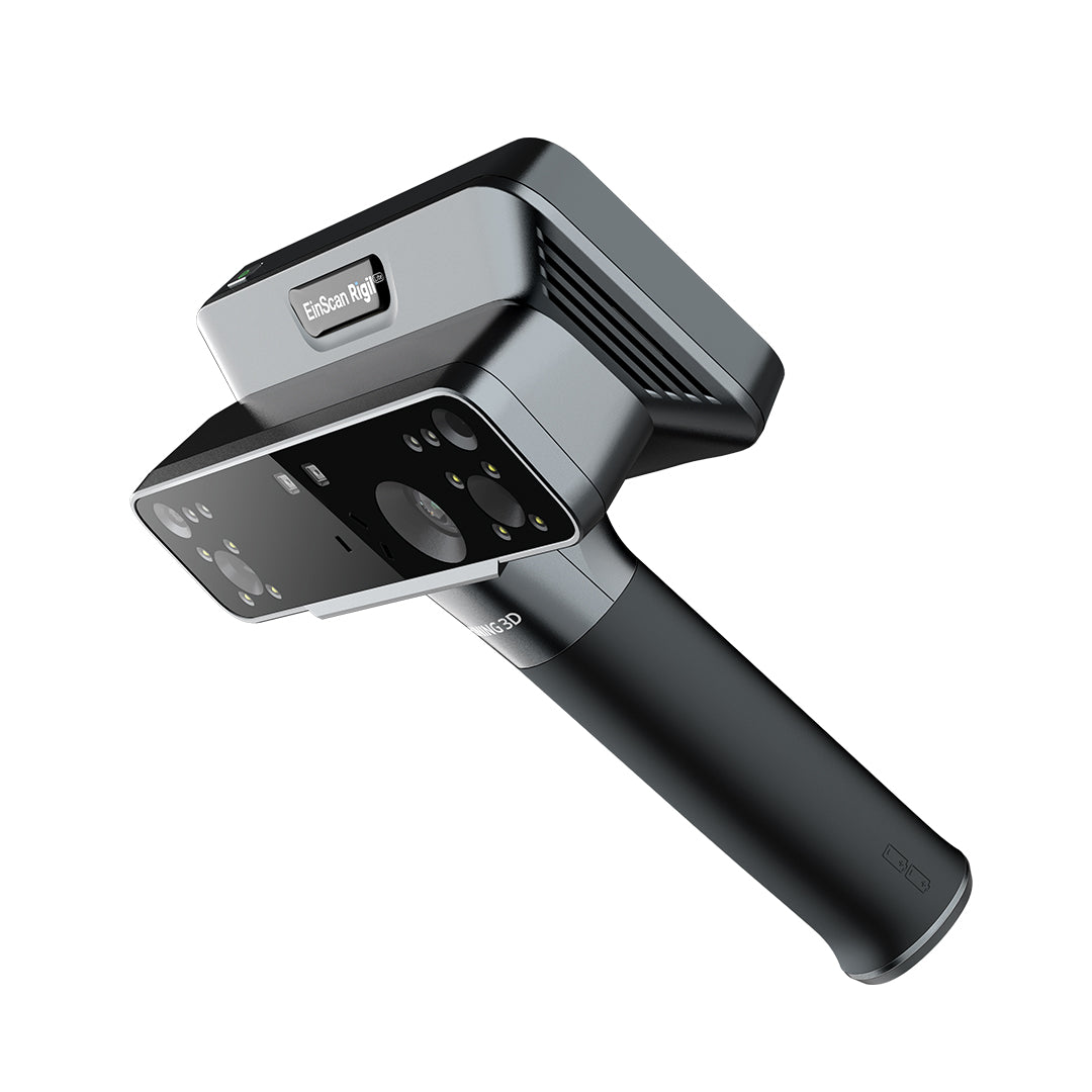 SHINING 3D EinScan Rigil Lite handheld 3D scanner with compact design for quick 3D scanning and modeling.
