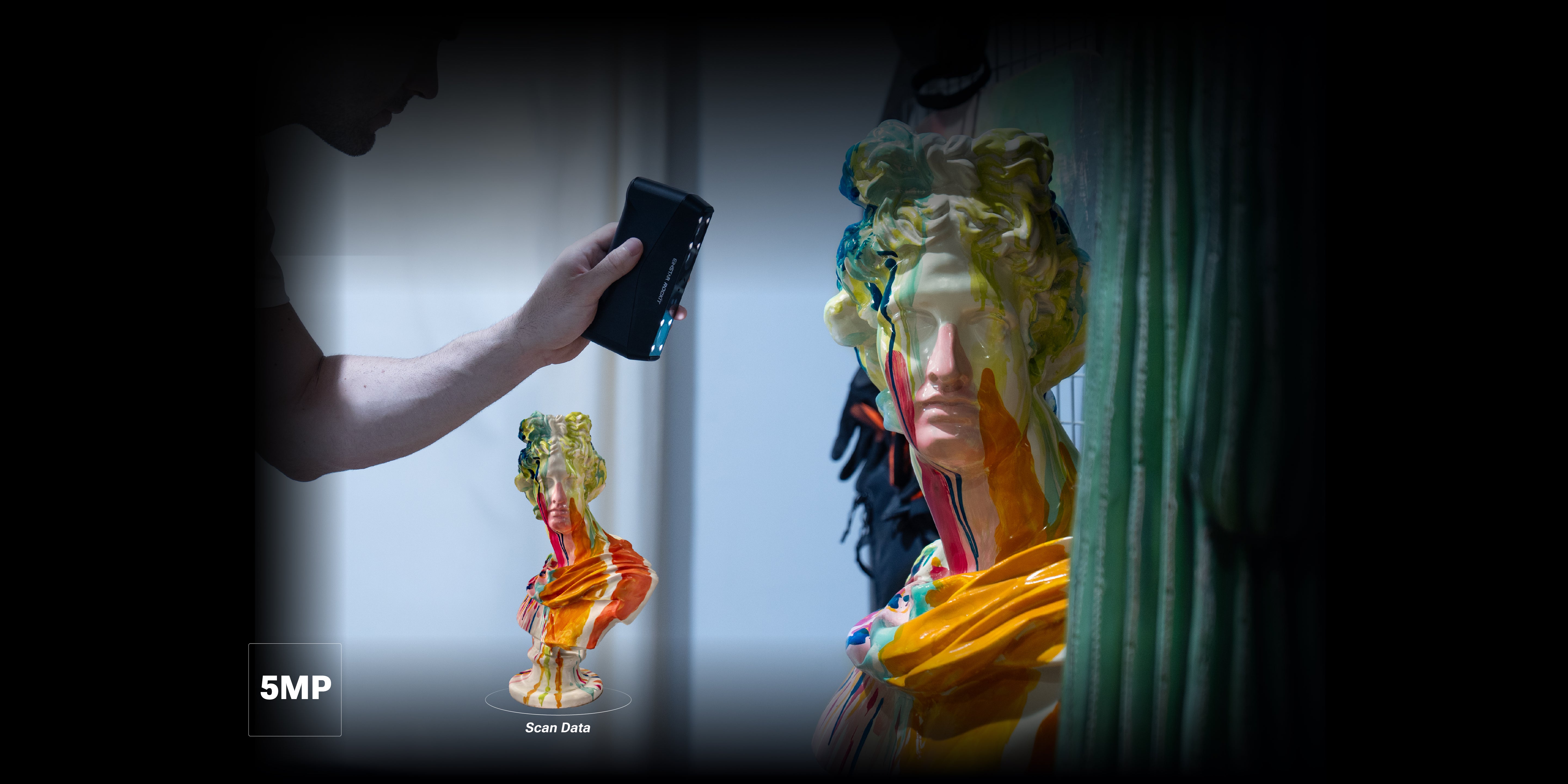 EINSTAR Rockit 3D scanner with high resolution and full-color scanning